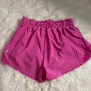 Sonic Pink Lululemon Hotty Hot Shorts Size 2